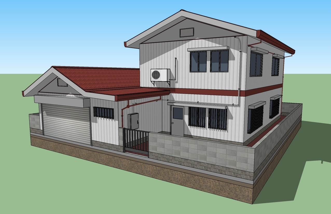 google sketchup pro house